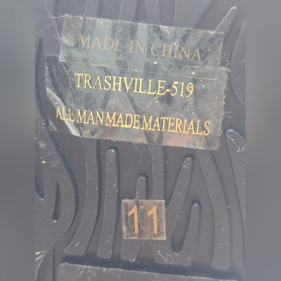 DEMONIA Mens 11 Trashville-519 Boots Unisex - Picture 8 of 9